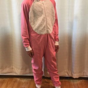 We are selling a slightly used fox onesie.